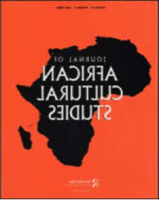 封面:《非洲文化研究杂志》